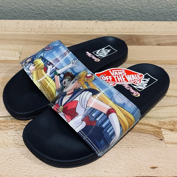 Vans x Pretty Guardian Sailor Moon La Costa Slides Women’s Sz 7, New Without Box - Picture 1 of 7